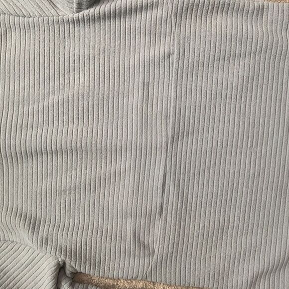 Xersion Grey Half-Zip Ribbed Texture Lightweight Breathable Hoodie Size Small - Picture 10 of 10